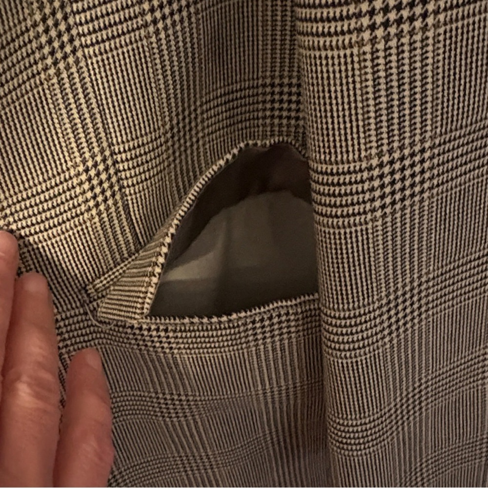 Austin Reed Gray/Black Blazer - Picture 3 of 12